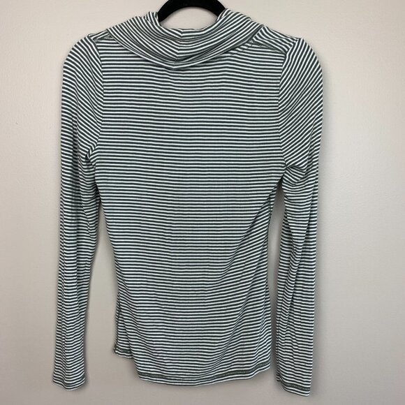 Anthropologie Pure + Good Cowl Neck Striped Top - Picture 6 of 7